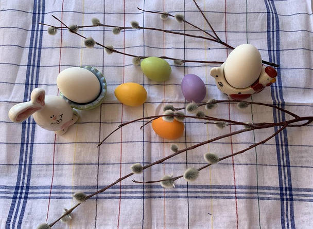 Paskalya tatili için yumurta seti - Fotoğraf, Görsel