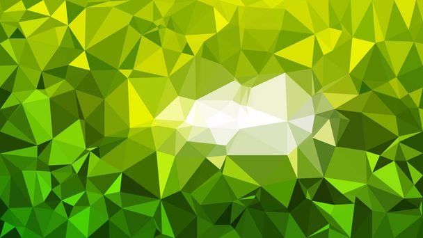 Πράσινος και κίτρινος πολύγωνο φόντο γραφικού σχεδιασμού - Διάνυσμα, εικόνα
