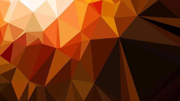 Διανυσματικό σχέδιο φόντου σε πορτοκαλί και μαύρο πολύγωνο - Διάνυσμα, εικόνα