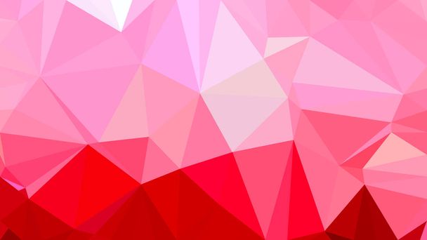 ピンクと赤の多角形の抽象的な背景デザインベクトルイラスト - ベクター画像