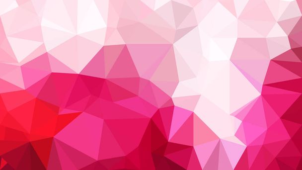 抽象的なピンクと白の低ポリの背景画像 - ベクター画像