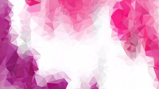 Roze en witte veelhoekige achtergrond sjabloon - Vector, afbeelding