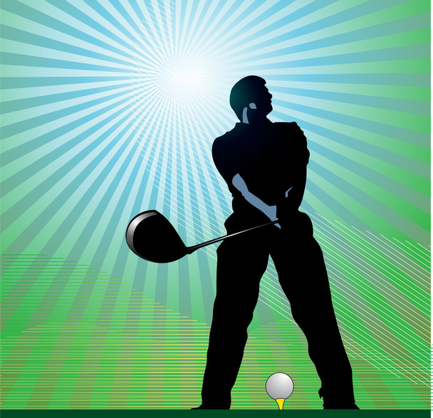 Golfer - Vector, Image