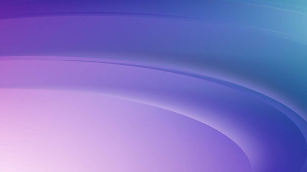 青と紫の抽象波の背景 - ベクター画像