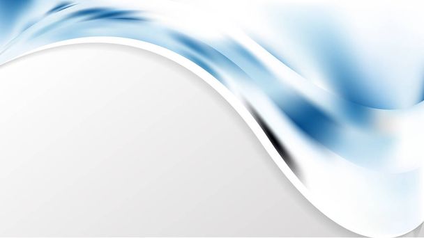 Абстрактний синьо біла хвиля бізнес фон
 - Вектор, зображення