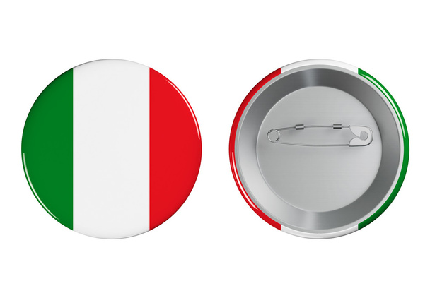 Insignias con bandera de Italia
 - Foto, imagen