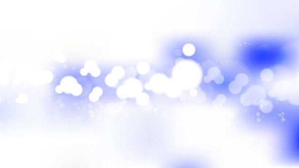 Kék és fehér Defókuszált háttér kép - Vektor, kép