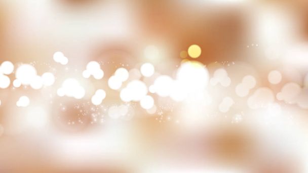 Brown and White Bokeh Defocused Lights Background - Vector, Image