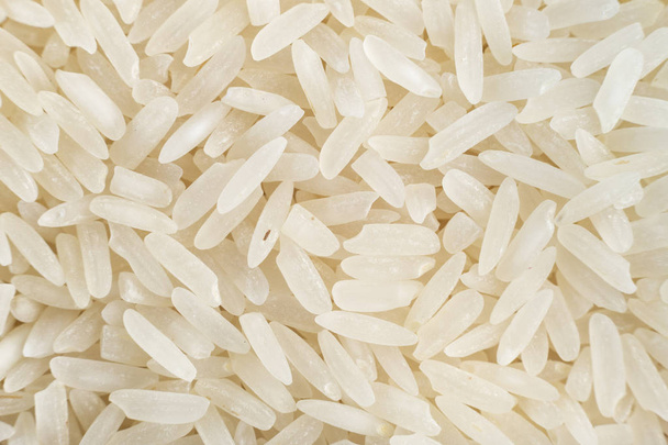 white rice, top view close-up - Foto, Imagem