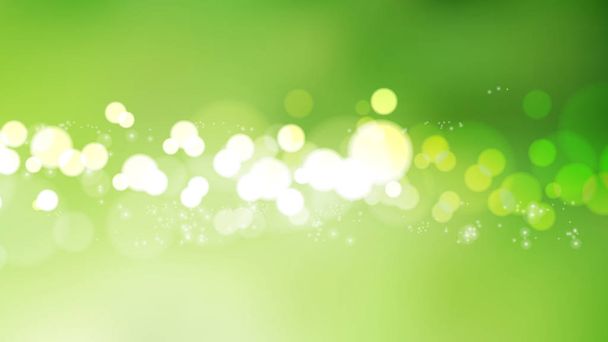 Green Blurred Bokeh Background Illustration - Vector, Image