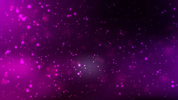 Abstract Purple and Black Bokeh Background - Vector, Image