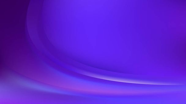Abstract Blue and Purple Wave Background Template - Vector, Image