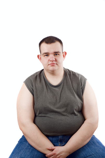 Obese man - Foto, afbeelding
