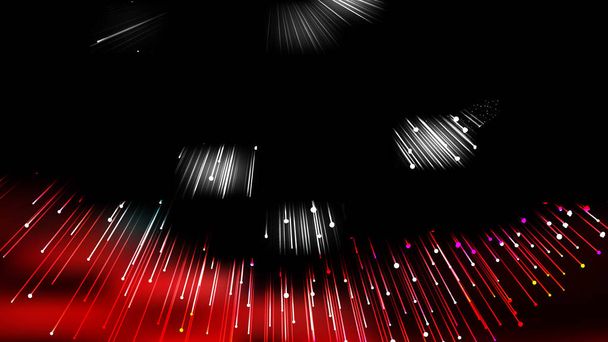 Abstracte rode en zwarte radiale lijnen achtergrond - Vector, afbeelding