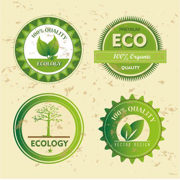 ecology icons - Vector, afbeelding