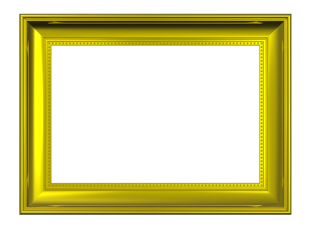 λαμπερό χρυσό κορνίζα - Φωτογραφία, εικόνα