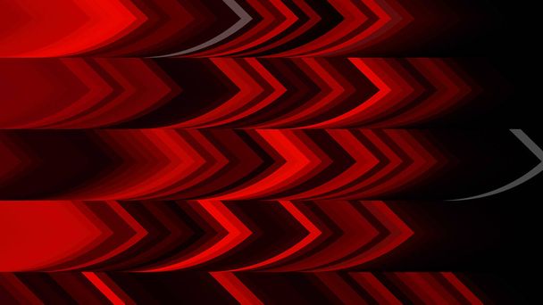 abstrakte rote und schwarze Hintergrundillustration - Vektor, Bild