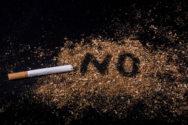  No hay cartel del Día del Tabaco para decir no fumar concepto
 - Foto, imagen