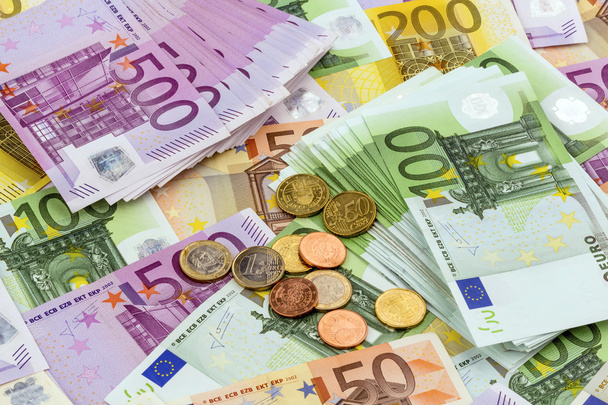 Many euro banknotes - Photo, Image