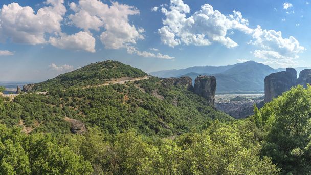 Varlaamin luostari Meteorassa, Kreikassa - Valokuva, kuva