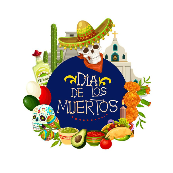 Fête mexicaine de la mort, Dia de los Muertos
 - Vecteur, image