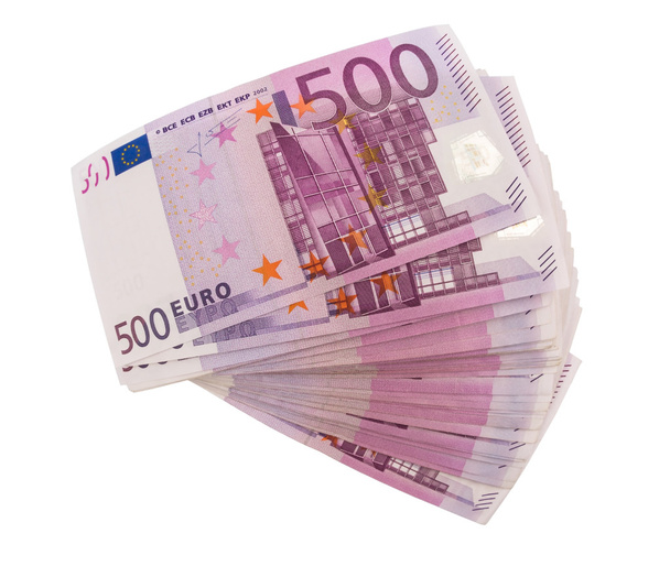 Five hundred euro notes - Foto, imagen