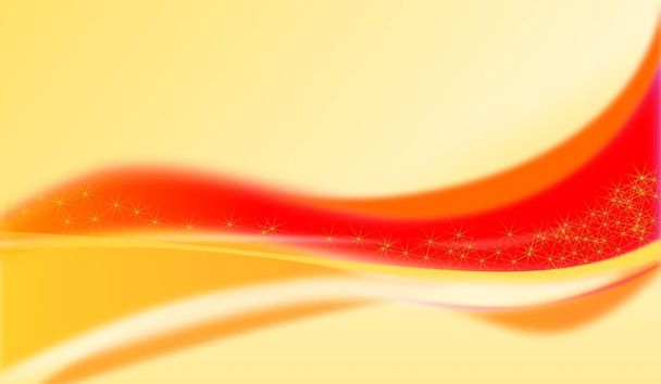 Abstract composition. Illustration with orange and red color. - Photo, Image