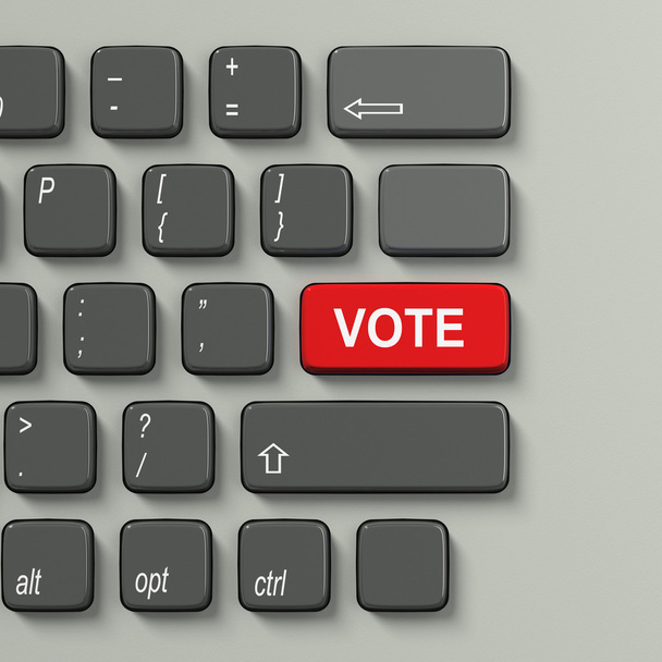 Клавиатура с текстом концепции голосования
 - Фото, изображение