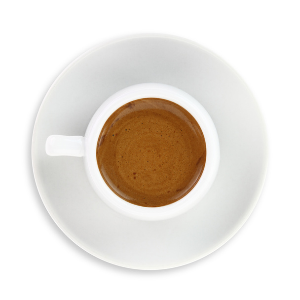 filiżanki Grecki - Turecki kawy na białym tle - Zdjęcie, obraz