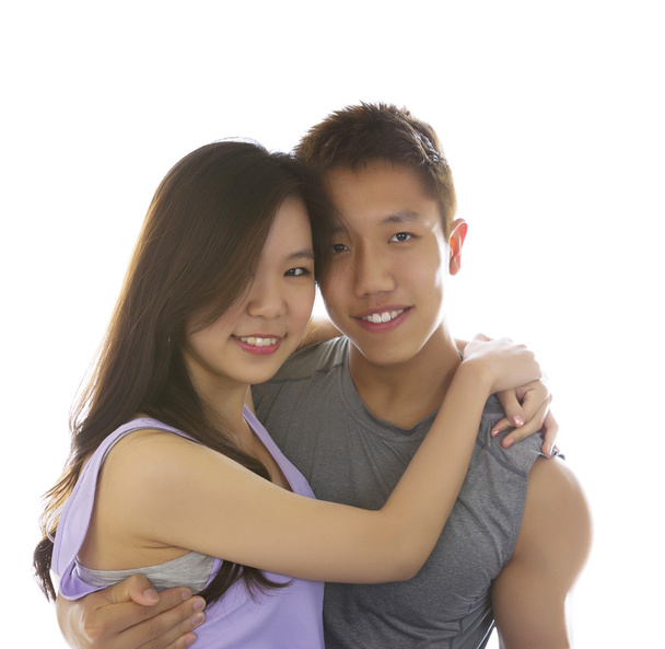 Young Adult Couple Showing happiness being together - Photo, Image