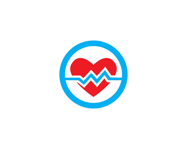 Modelo de vetor de design de logotipo de saúde
 - Vetor, Imagem