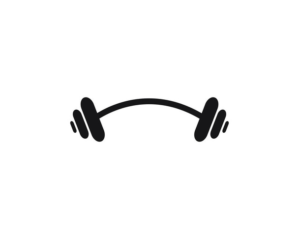 Barbel, Dumbbell Gym Icon Logo Template gym Badge, Fitness Logo - Vektori, kuva