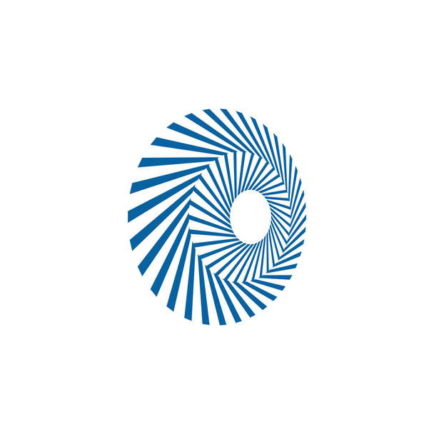 Unique New Geometric Design Icon Symbol Logo for technology business health company with modern high end look - Διάνυσμα, εικόνα