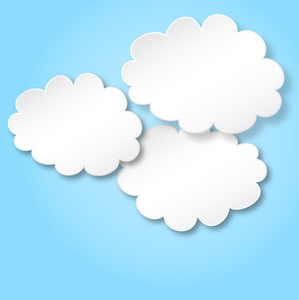 Clouds as background - Vector, afbeelding