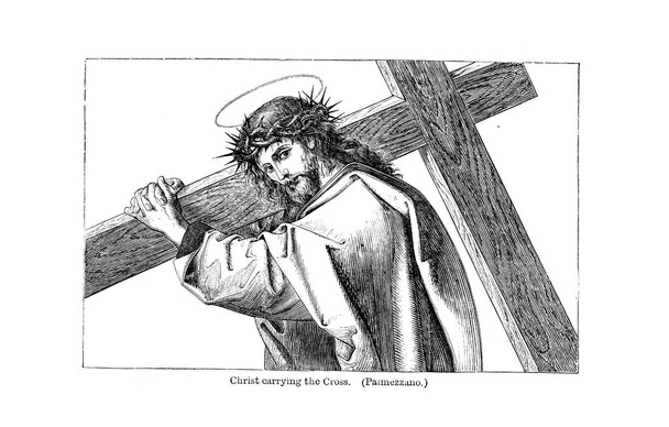 křesťanská ilustrace. starý obrázek - Fotografie, Obrázek
