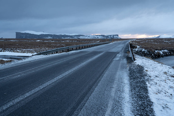 Paisagem, inverno na Islândia, Europa
 - Foto, Imagem