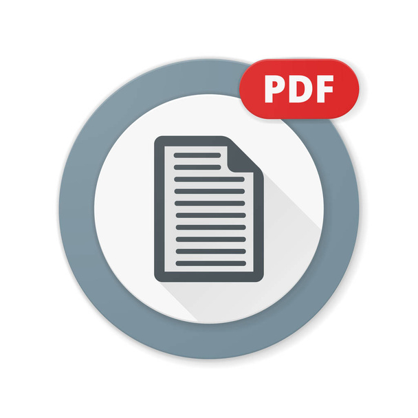 Ikonę Podpisz dokument PDF - Wektor, obraz