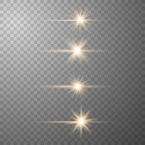 Brillo de oro luz especial
 - Vector, imagen