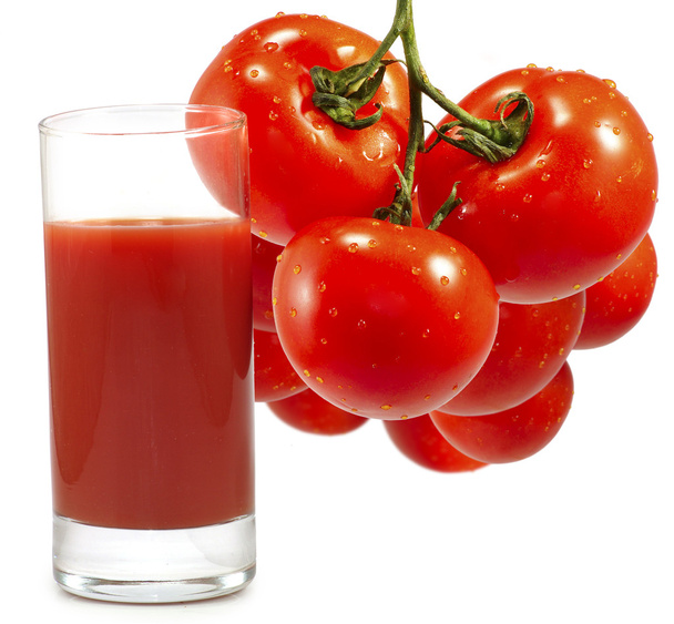 tomatoes and tomato juice - Φωτογραφία, εικόνα