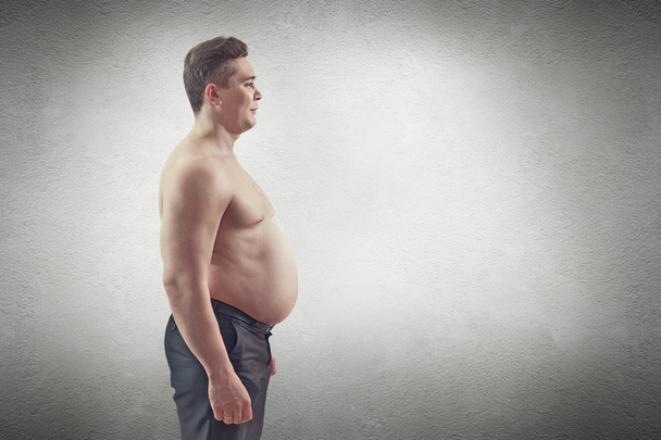gordo hombre
 - Foto, imagen