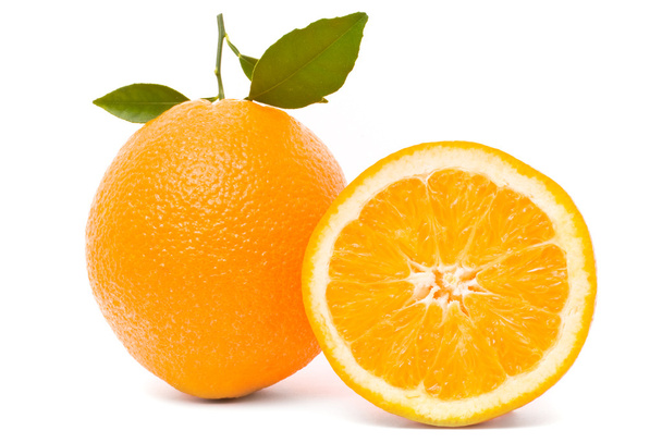 成熟橙色与叶子 - Fotografie, Obrázek