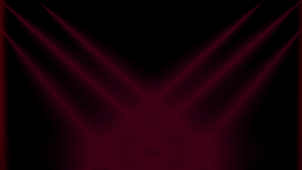 Abertura de animações cortinas vermelhas e palco escuro com holofotes de iluminação para a exibição de montagem do seu produto de produto ou texto. Parabéns ou fundo do convite
. - Filmagem, Vídeo