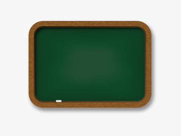 Chalkboard wooden realistic .  - Vector, Image