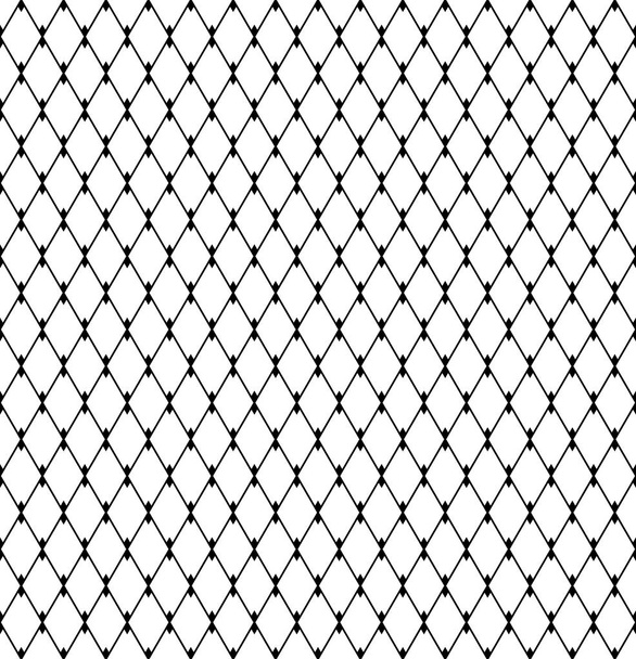 Seamless diamonds pattern. Lattice mesh texture. - Vector, Image