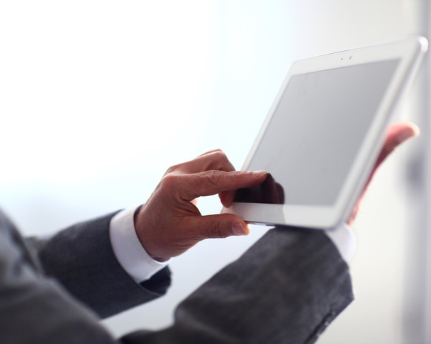 Businessman with the tablet. - Foto, Imagem