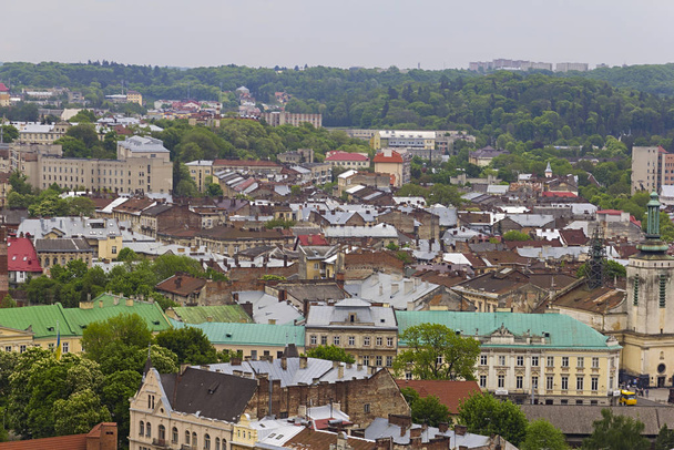 The historical centre of the city of Lviv. Western Ukraine - Фото, изображение