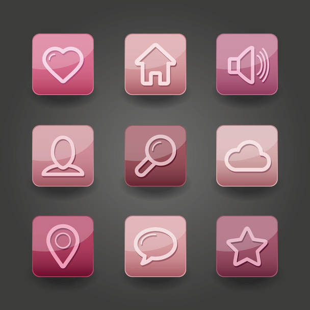Iconos de aplicación
 - Vector, Imagen