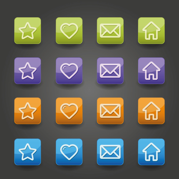 Iconen van apps - Vector, afbeelding