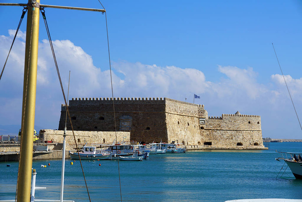 View of the Koules Fortress in Heraklio, Crete - Fotografie, Obrázek