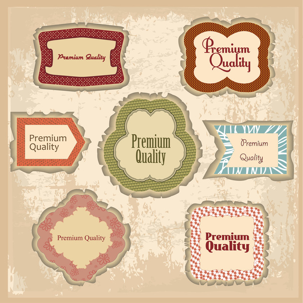 Premium quality signs  banner vector illustration   - Vector, Image